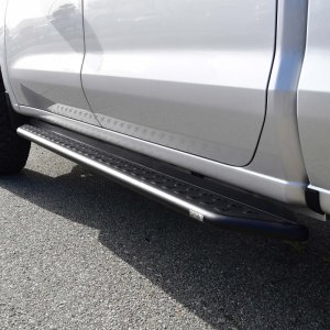 GMC Sierra 1500 Nerf Bars - Westin - Outlaw Running Boards - Textured Black - `19-`23