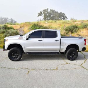 GMC Sierra 1500 Nerf Bars - Westin - Outlaw Running Boards - Textured Black - `19-`23