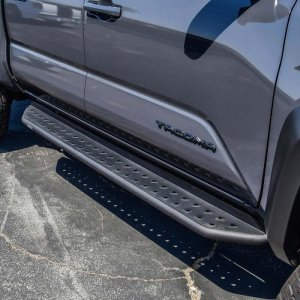 Toyota Tacoma Running Boards - Side - Westin - Outlaw - Textured Black - 2024+