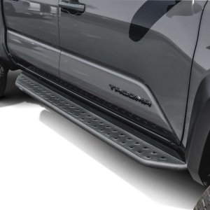 Toyota Tacoma Running Boards - Side - Westin - Outlaw - Textured Black - 2024+