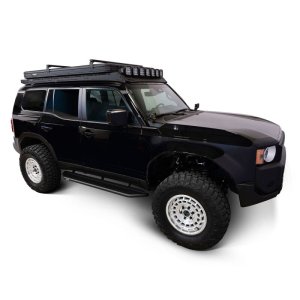 Toyota Land Cruiser Running Boards - Westin - Outlaw - Textured Black - `24-`26