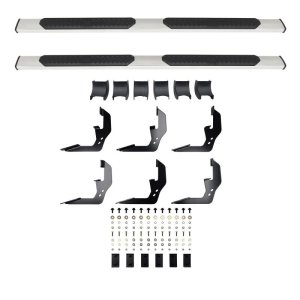 GMC Sierra 1500 Crew Cab Nerf Bars - Westin - R5 with 5 inch wide step area - Stainless Steel - `19-`27
