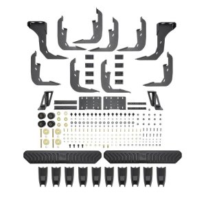 Chevrolet Silverado 2500 Nerf Bars - Wheel-to-Wheel - Westin - R5 M-Series XD - Textured Black - 2020 Chevrolet Silverado 2500 Nerf Bars - Wheel-to-Wheel - Westin - R5 M-Series XD - Textured Black - 2020