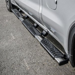 GMC Sierra 1500 Nerf Step Bars - Westin - R5 Modular Wheel to Wheel - Stainless Steel - 2019