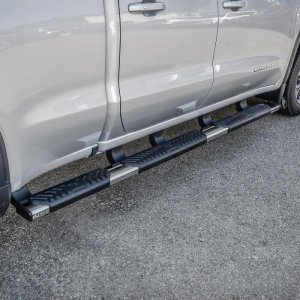 GMC Sierra 1500 Nerf Step Bars - Westin - R5 Modular Wheel to Wheel - Stainless Steel - 2019