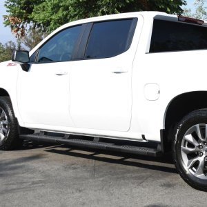 Chevrolet Silverado Nerf Bars - Wheel to Wheel - Westin - R5 Modular, M-Series - Black - 2019