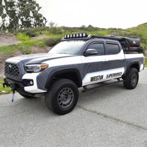 Toyota Tacoma Running Boards - Westin - Pro-e Electric - Textured Black - `05-`23
