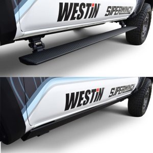 Toyota Tacoma Running Boards - Westin - Pro-e Electric - Textured Black - `05-`23