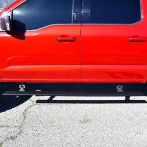 Ford F-350 Running Boards - Westin - Pro-e Electric - Textured Black - `17-`23