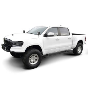Ram 1500 Running Boards - Westin - Pro-e Electric, 6-inch, LED, IP68 Motors, Aluminum - Textured Black - `19-`23