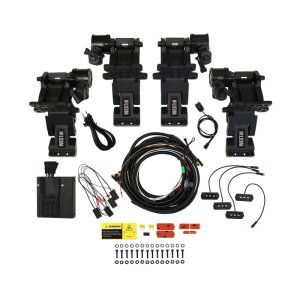 Ram 1500 Running Boards - Westin - Pro-e Electric, 6-inch, LED, IP68 Motors, Aluminum - Textured Black - `19-`23