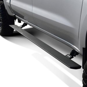 Chevrolet Silverado 1500 Running Boards - Westin - Pro-e Electric, 6-inch Wide Aluminum - Textured Black - `19-`23