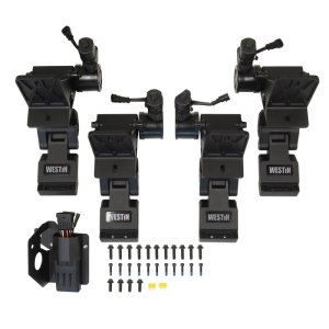 Chevrolet Silverado 2500 Running Boards - Westin - Pro-e Electric, 6-inch Wide Aluminum - Textured Black - `20-`23