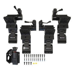 Chevrolet Silverado 3500 Running Boards - Westin - Pro-e Electric, 6-inch Wide Aluminum - Textured Black - `20-`23