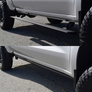 GMC 3500HD Running Boards - Westin - Pro-e Electric, 6-inch Wide Aluminum - Textured Black - `20-`23