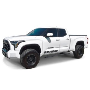 Toyota Tundra Power Running Boards - Westin - Pro-e Power, Electric Retractable, 6 in. Aluminum, LED, IP68 Motors - Textured Black - `22-`25