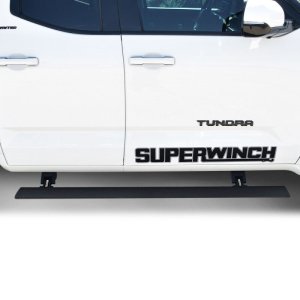 Toyota Tundra Power Running Boards - Westin - Pro-e Power, Electric Retractable, 6 in. Aluminum, LED, IP68 Motors - Textured Black - `22-`25