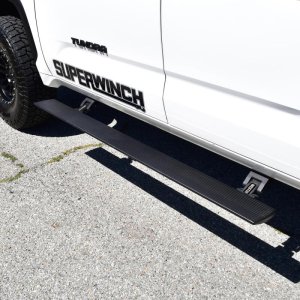 Toyota Tundra Power Running Boards - Westin - Pro-e Power, Electric Retractable, 6 in. Aluminum, LED, IP68 Motors - Textured Black - `22-`25