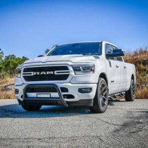 Ram 1500 Bull Bar - Front - Westin - E-Series - Black - `19-`22 Ram 1500 Bull Bar - Front - Westin - E-Series - Black - `19-`22