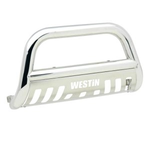 Chevrolet Silverado 1500 Bull Bar - Front - Westin - E-Series - Polished Stainless Steel - `99-`07