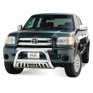 Toyota Tundra Bull Bar - Front - Westin - E-Series - Polished Stainless Steel - `07-`18 Toyota Tundra Bull Bar - Front - Westin - E-Series - Polished Stainless Steel - `07-`18