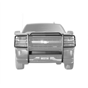 Chevrolet Silverado Grille Guard - Front - Westin - Sportsman - Black - `07-`13