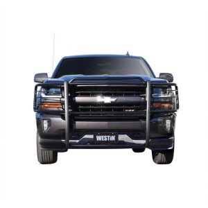 Chevrolet Silverado Grille Guard - Front - Westin - Sportsman - Black - `07-`13