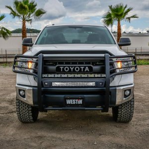 Toyota Tundra Grille Guard - Westin - Sportsman X - Textured Black - `14-`20 Toyota Tundra Grille Guard - Westin - Sportsman X - Textured Black - `14-`20