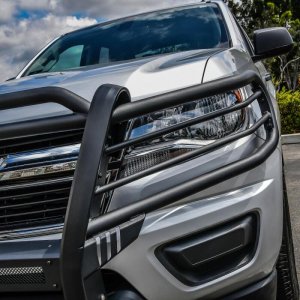 Chevrolet Colorado Grille Guard - Westin - Sportsman X - Textured Black - `15-`20