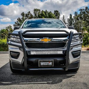 Chevrolet Colorado Grille Guard - Westin - Sportsman X - Textured Black - `15-`20