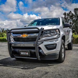 Chevrolet Colorado Grille Guard - Westin - Sportsman X - Textured Black - `15-`20