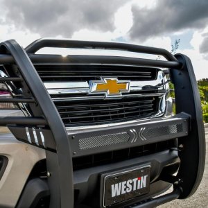 Chevrolet Colorado Grille Guard - Westin - Sportsman X - Textured Black - `15-`20