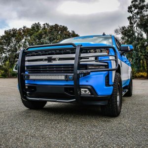 Chevrolet 1500 Grille Guard - Westin - Sportsman X - Textured Black - `19-`21 Chevrolet 1500 Grille Guard - Westin - Sportsman X - Textured Black - `19-`21