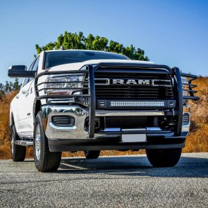 RAM 3500 Grille Guard - Westin - Sportsman X - Textured Black - `19-`20