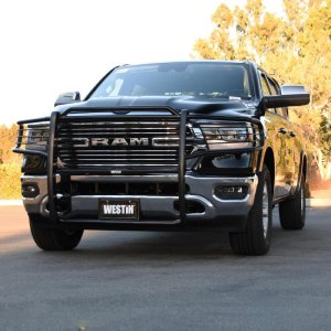 Ram 1500 Grille Guard - Westin - Sportsman - Black - `19-`21 Ram 1500 Grille Guard - Westin - Sportsman - Black - `19-`21