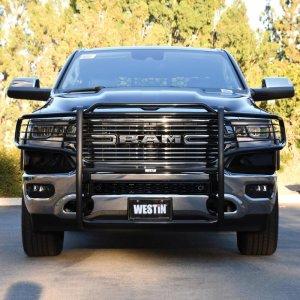 Ram 1500 Grille Guard - Westin - Sportsman - Black - `19-`21 Ram 1500 Grille Guard - Westin - Sportsman - Black - `19-`21