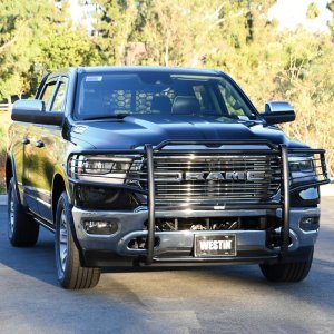 Ram 1500 Grille Guard - Westin - Sportsman - Black - `19-`21 Ram 1500 Grille Guard - Westin - Sportsman - Black - `19-`21