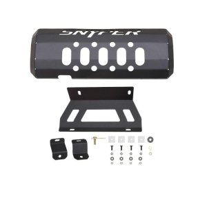 Jeep Wrangler Skid Plate - Muffler - Westin - Snyper - Textured Black - `07-`17