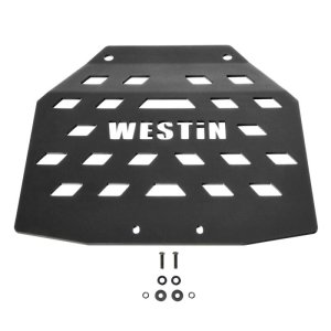 Jeep Wrangler Transfer Case Skid Plate - Westin - Textured Black - `18-`21