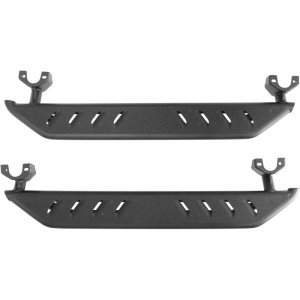Jeep Wrangler Rock Rail Steps - Westin - Triple Tube - Textured Black - `07-`17