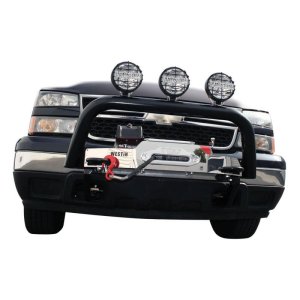 GMC Sierra 1500LD Classic Winch Mount Plate - Westin - MAX Winch Tray - Black - `03-`07