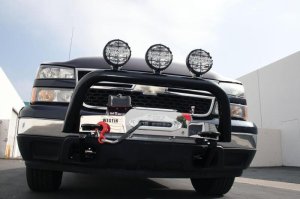 GMC Sierra 1500LD Classic Winch Mount Plate - Westin - MAX Winch Tray - Black - `03-`07