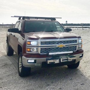 Chevrolet Silverado 1500 Winch Mount Plate - Westin - MAX Winch Tray Faceplate - Polished Stainless Steel - `14-`17