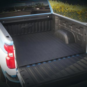 GMC Sierra Truck Bed Mat - Westin - Heat Molded, Ribbed Non-Slip Surface - Black - `19-`22