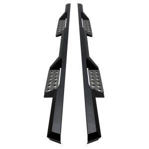 Chevrolet Silverado 1500 Crew Cab Nerf Step Bars - Westin - HDX Stainless Drop - Textured Black - `04-`13