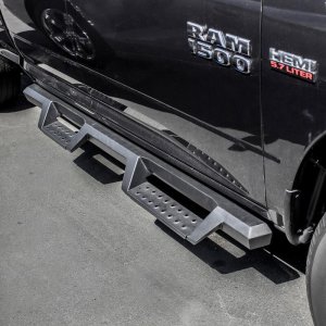 Ram 1500 Quad Cab Nerf Bars - Westin - HDX Drop - Textured Black - `09-`18 Ram 1500 Quad Cab Nerf Bars - Westin - HDX Drop - Textured Black - `09-`18