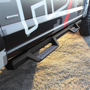 Ford F-150 Nerf Step Bars - Westin - HDX Drop - Textured Black - `15-`18
