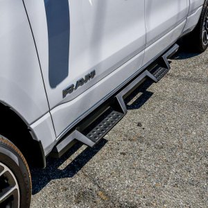 Ram 1500 Crew Cab Nerf Bars - Westin - HDX Drop - Textured Black - 2019 Ram 1500 Crew Cab Nerf Bars - Westin - HDX Drop - Textured Black - 2019
