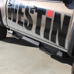 GMC Sierra Nerf Step Bars - Westin - HDX Xtreme - Textured Black - `07-`18 GMC Sierra Nerf Step Bars - Westin - HDX Xtreme - Textured Black - `07-`18