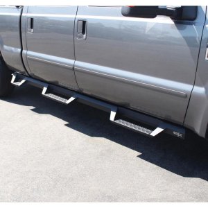 Ford F-250 Nerf Bars - Wheel-to-Wheel - Westin - HDX Drop - Textured Black - `99-`16